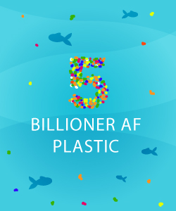 5 billioner af plastic